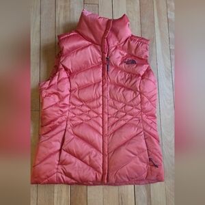 The North Face Coral Pink Insulated Puffer Vest